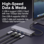 Type C 5 in 1 Multiport hub - Image 3